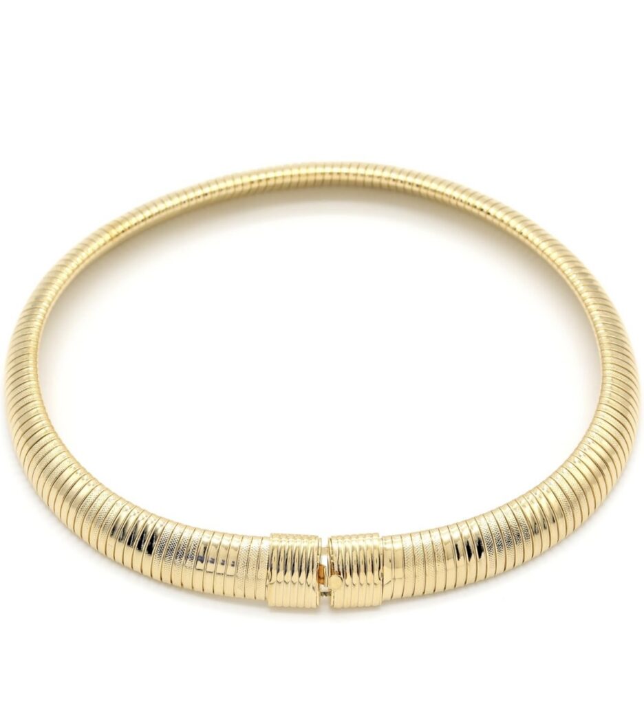 Metal Fashion Necklace 18k Gold plated Brass